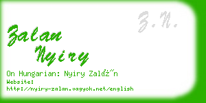 zalan nyiry business card